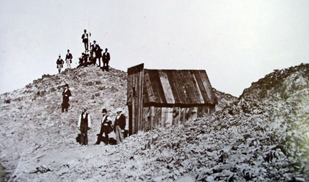 Mt. Hamilton summit before construction