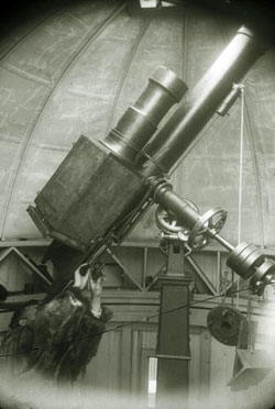 E. E. Barnard at the telescope