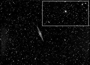 1899 plate of NGC 891